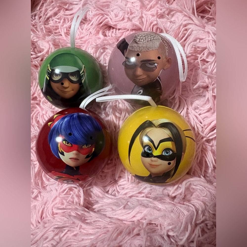 Miraculous ladybug ornament lot